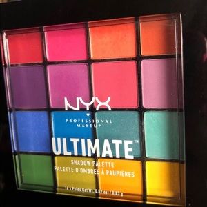 NYX ultimate brights color eyeshadow palette
